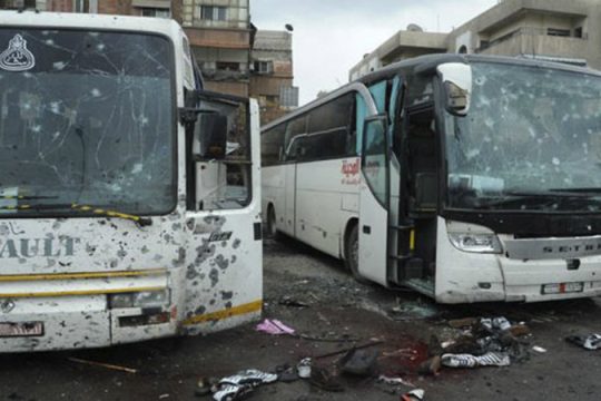 Δεκάδες οι νεκροί από τη διπλή βομβιστική επίθεση στη Δαμασκό