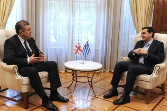 Ιστορική επίσκεψη του Γεωργιανού πρωθυπουργού στην Αθήνα