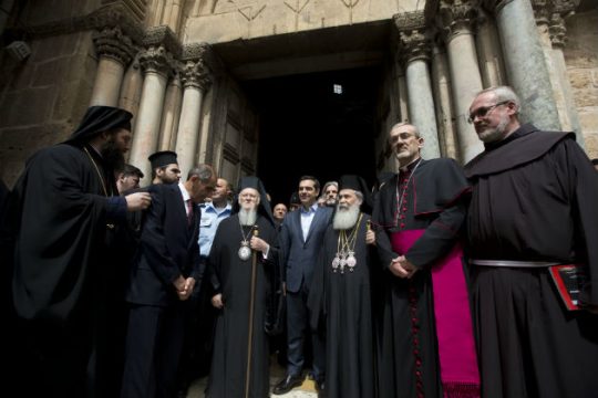 Τσίπρας: Ιστορικό έργο η αποκατάσταση του Πανάγιου Τάφου