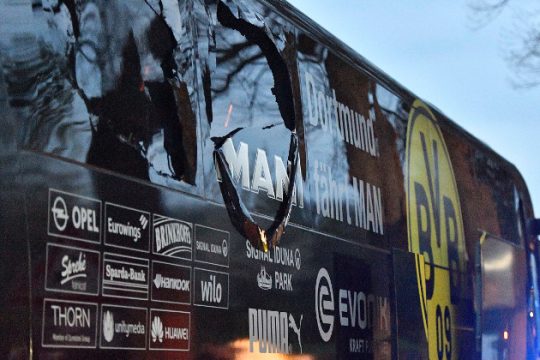Σύλληψη υπόπτου για την επίθεση στο λεωφορείο της Ντόρτμουντ