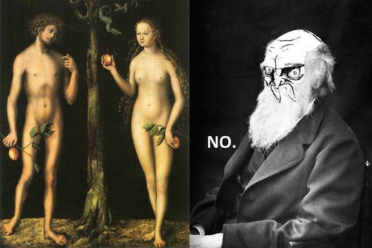 Η δολοφονία του Αδάμ από τον Δαρβίνο