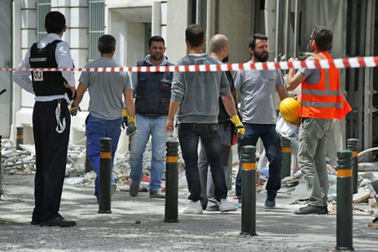 Εκρηξη στο κέντρο
