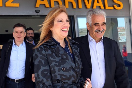 Για τριήμερη περιοδεία στην Κρήτη η Φώφη Γεννηματά