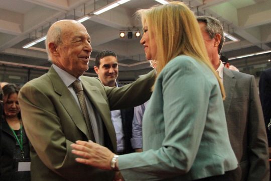 Μετά τις καθαιρέσεις, η Φώφη συνάντησε τον Σημίτη