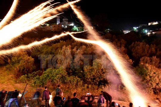 Εντυπωσιακός ο ρουκετοπόλεμος ακόμα και με λιγότερες ρουκέτες