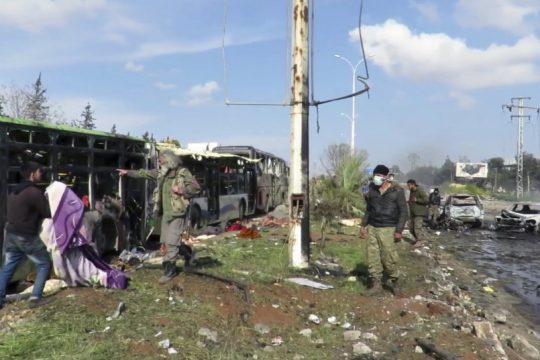 Πολύνεκρη επίθεση με στόχο αμάχους στη Συρία