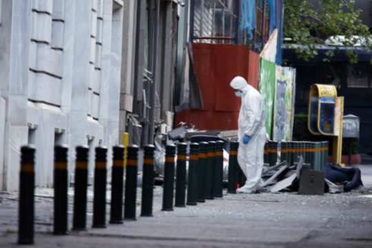 Έκρηξη βόμβας στο κέντρο της Αθήνας