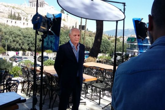 Ο Γ. Κιμούλης πρωταγωνιστής στο σποτ του 3ου Θερινού Πανεπιστημίου