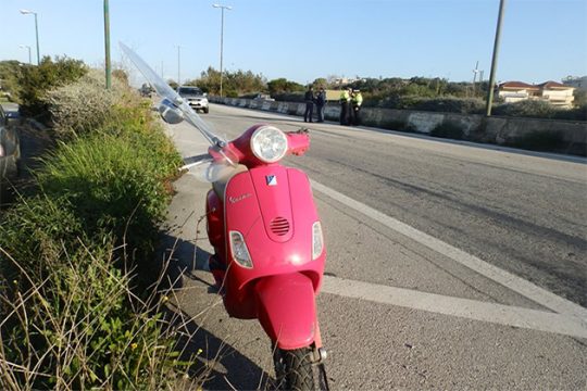Νεκρός δικυκλιστής στη Σταλίδα, χτύπησε το βράδυ τον βρήκαν το πρωΐ