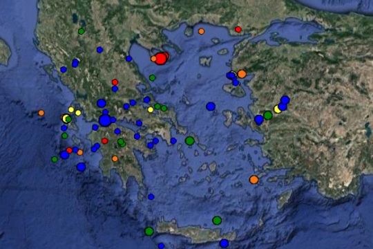 Σεισμός 4,2 Ρίχτερ στην Κασσάνδρα Χαλκιδικής