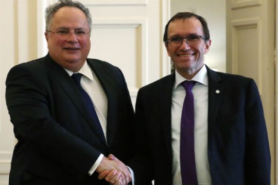 Στην Αθήνα ο Έιντε για το Κυπριακό
