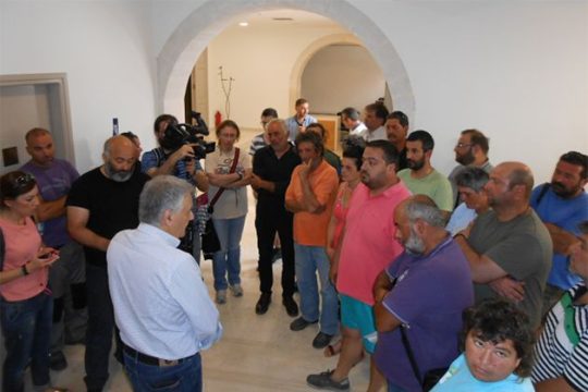 Δέσμευση Πουλάκη από το Ρέθυμνο για τους συμβασιούχους