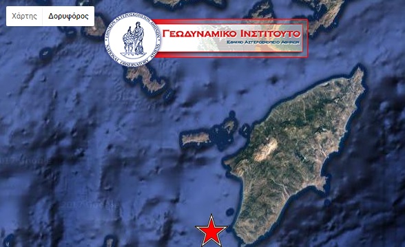 Ισχυρός σεισμός νότια της Ρόδου