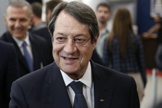 Ν. Αναστασιάδης: Κλειδί για τη λύση η στάση της Τουρκίας
