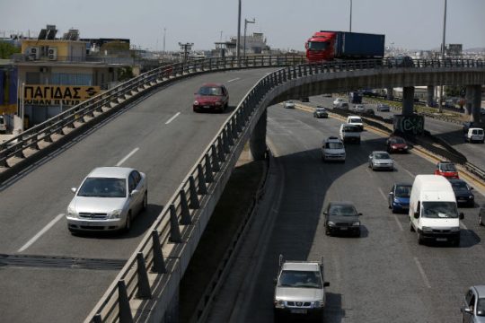 Κυκλοφοριακές ρυθμίσεις στην εθνική στη Μεταμόρφωση Αττικής