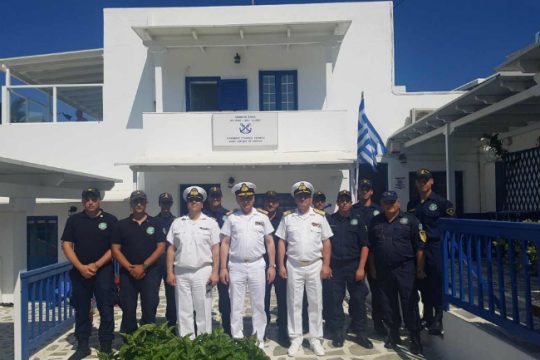 Στις Κυκλάδες ο αρχηγός του Λιμενικού Σώματος