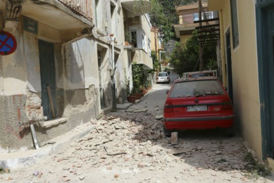 Πλήγωσε τη Λέσβο ο Εγκέλαδος