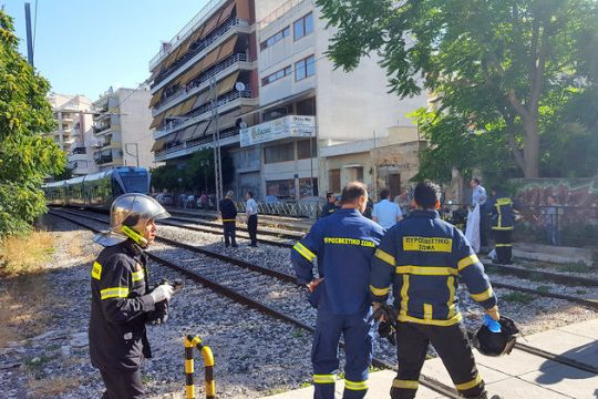Πεζή παρασύρθηκε από αμαξοστοιχία