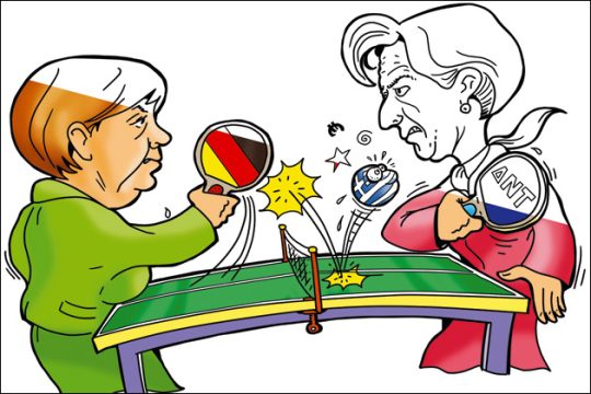 Κάνε τη Μέρκελ μαριονέτα