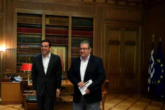 Το κατώφλι του Μαξίμου πέρασαν οι πολιτικοί αρχηγοί