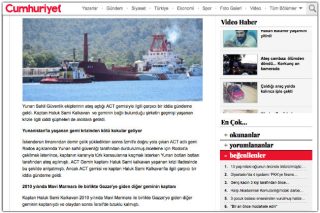 «Ειδικών αποστολών» ο πλοιοκτήτης του «ACT»