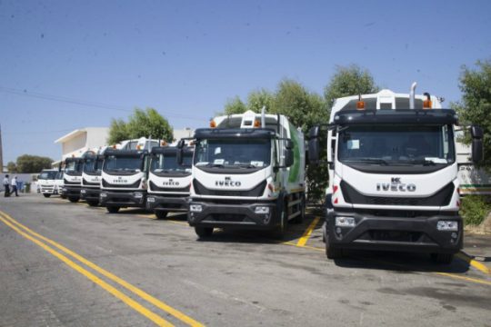 Οκτώ νέα απορριμματοφόρα στον Δήμο Ηρακλείου