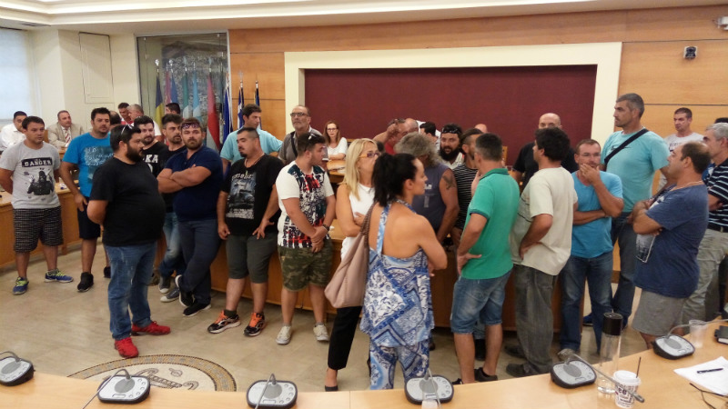 Μπλόκαραν την ανάθεση αποκομιδής σκουπιδιών σε ιδιώτη