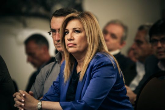 Υπέρ της πολιτικής σύγκλισης η Γεννηματά