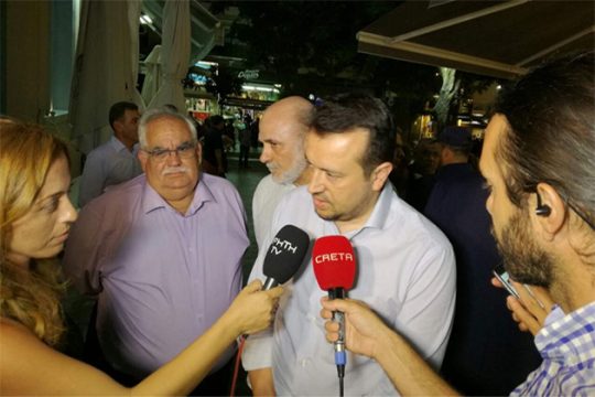 Ν. Παππάς από το Ηράκλειο: «Ο κ. Μητσοτάκης βλέπει τον κόσμο ανάποδα»