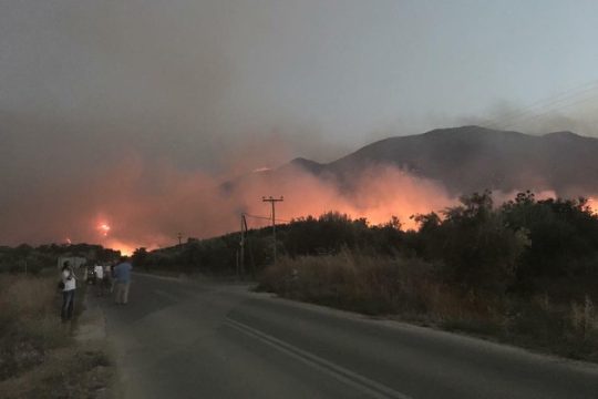 Υπό έλεγχο τα μέτωπα στη Μάνη – Πυρκαγιά στη Νέα Σάντα Ροδόπης