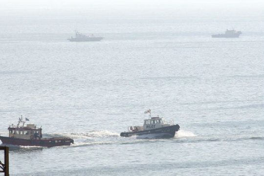 Σύγκρουση πλοίων στο λιμάνι της Αίγινας