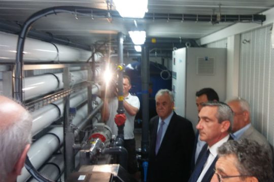 Εγκαινιάστηκαν οι μονάδες αφαλάτωσης σε Πάτμο και Αρκιούς