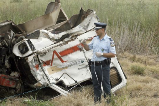Τραγωδία με απανθράκωση 26χρονου σε τροχαίο
