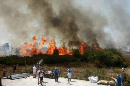 Υπό μερικό έλεγχο το πύρινο μέτωπο στην Πρέβεζα