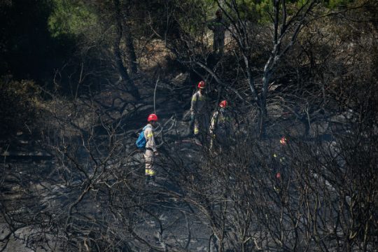 Υπό πλήρη έλεγχο η φωτιά στη Λέσβο