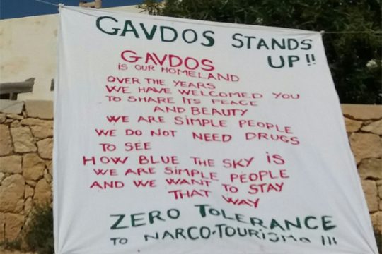 Λένε όχι στον.. «ναρκω-τουρισμό» στην Γαύδο