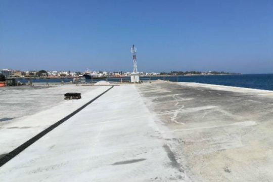 Ολοκληρώθηκε η προβλήτα του λιμανιού της Κω