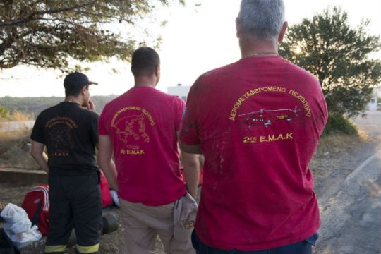 Πυροσβεστική: Εμπρησμός από πρόθεση στο Άλσος Βεΐκου