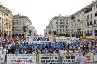 Βροντοφώναξαν «όχι» στη μνημονιακή λαίλαπα