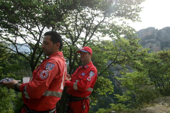 Επιχείρηση διάσωσης τουριστριας σε φαράγγι στη Σητεία