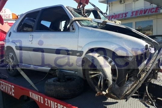 Τροχαίο δυστύχημα με δύο νεκρούς στον Πύργο