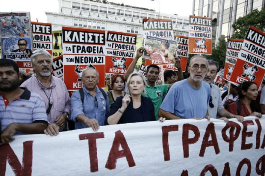 Μεγάλη αντιφασιστική πορεία 4 χρόνια μετά τη δολοφονία του Παύλου