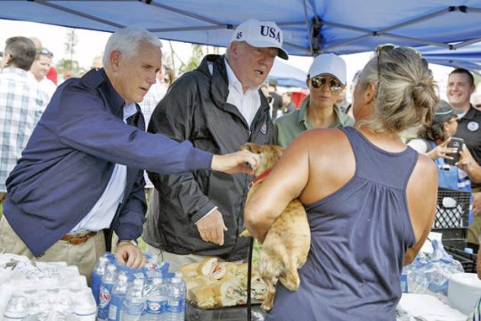 O τυφώνας Ντόναλντ περνά στην αντεπίθεση…
