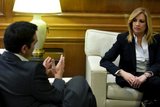 Σκληρή απάντηση Φώφης κατά Τσίπρα για τον Ανδρέα