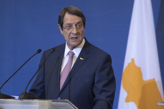 Υποψήφιος για δεύτερη και τελευταία θητεία ο Αναστασιάδης