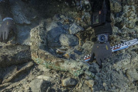 Σημαντικά ευρήματα στο ναυάγιο των Αντικυθήρων