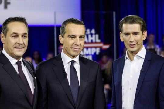 Σε τηλεοπτικό ξεκατίνιασμα κατέληξε το ντιμπέιτ για την αυστριακή καγκελαρία