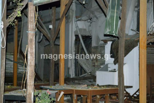 Ισοπεδώθηκε ταβέρνα από έκρηξη προπανίου