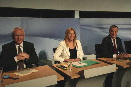 Εκατέρωθεν βολές και υποσχέσεις στο debate της Κεντροαριστεράς