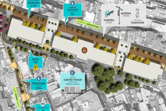 Ξεκινούν οι εργασίες για την ανάπλαση του κέντρου του Ηρακλείου